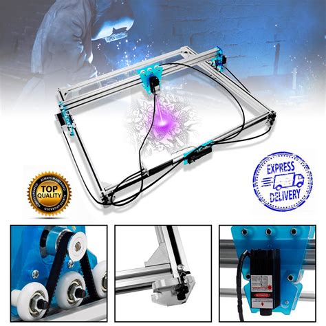 Mini 3000mw Laser Engraver Machine 65x50cm Blue 